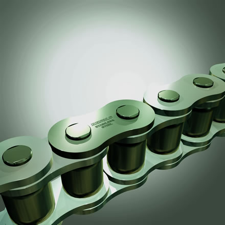 Zinkgeplateerde transmissieketting 